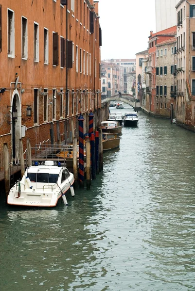 Cena do Canal, Veneza, Itália — Fotografia de Stock