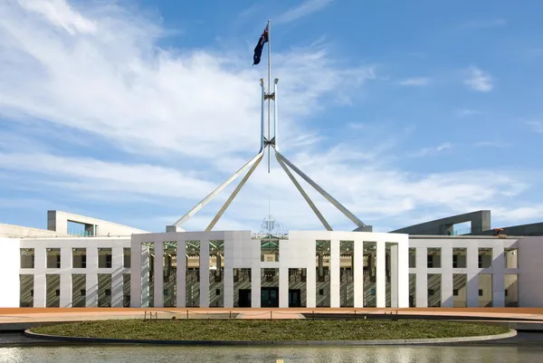 Κοινοβούλιο σπίτι, canberra, Αυστραλία — Φωτογραφία Αρχείου