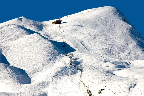 스키 실행 — 스톡 사진