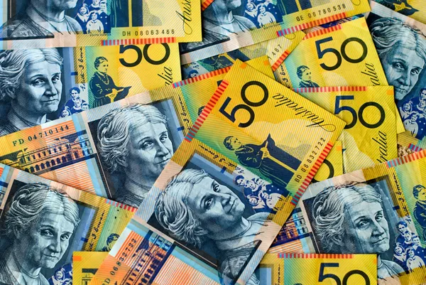 Australiska valutan Stockfoto