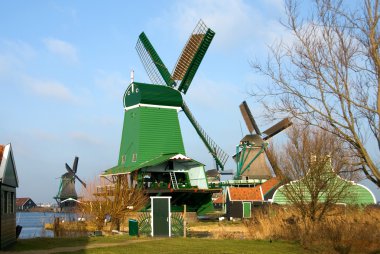 Dutch Windmills clipart