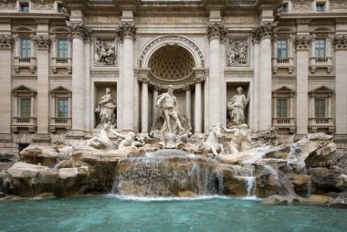 The Trevi Fountain - Rome clipart