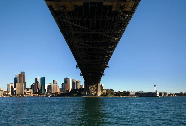 Сиднейский мост Харбур и ЦБР — стоковое фото