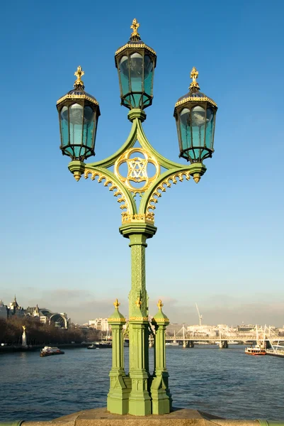 Zdobené pouliční lampy — Stock fotografie