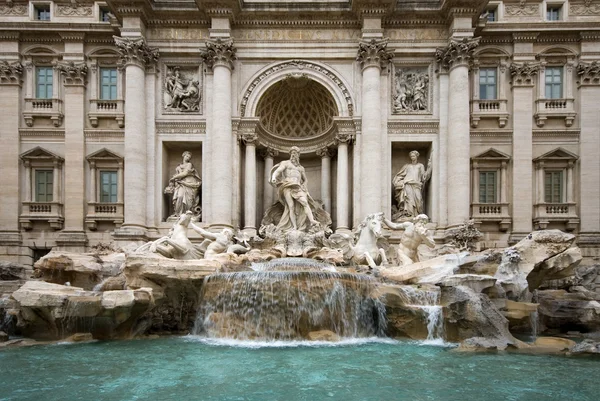 De trevi-fontein - rome — Stockfoto