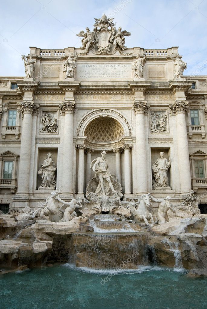 The Trevi Fountain - Rome Stock Photo by ©PhillipMinnis 2244737