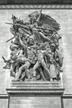 Sculpture - Arc de Triomphe, Paris clipart