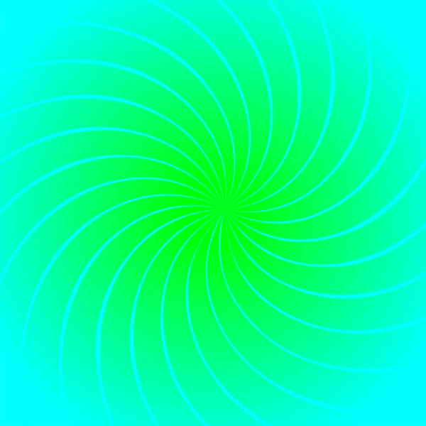 Torsion bleue sur le vert — Image vectorielle