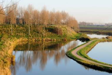 polder sluis içinde üzerinde göster