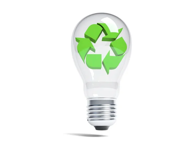 Bulb light recycle — Stock Photo, Image
