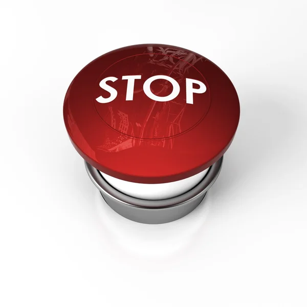 Зупинити бутона — стокове фото