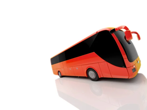 Narancsszínű busz — Stock Fotó