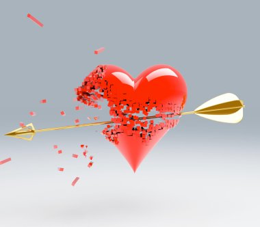 Broken heart clipart