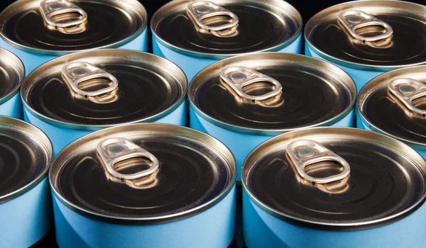 Ring Pull Cans — Stock Photo, Image