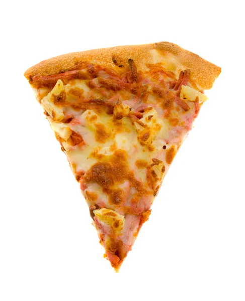 Hawaiiaanse pizza slice — Stockfoto