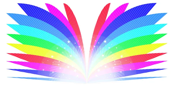Rainbow Book — Stock Photo, Image