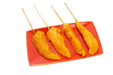 Raw Chicken Sticks clipart