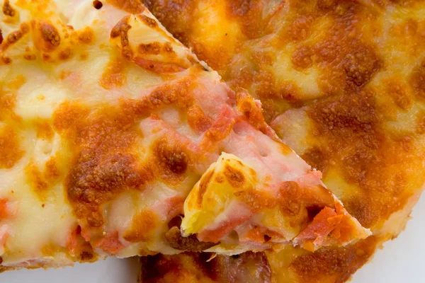 Hawaiian Pizza Close Up — Zdjęcie stockowe
