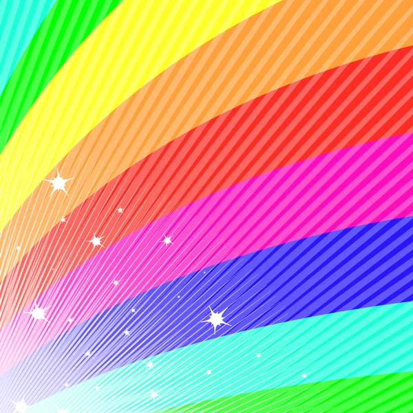 虹のファン — ストック写真