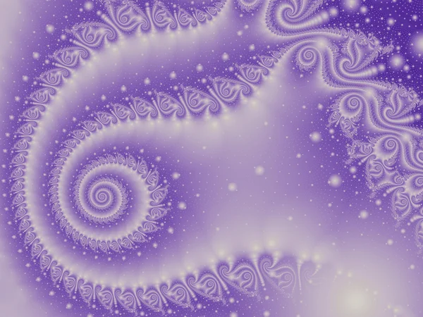 Пурпурный сказочный фрактал — стоковое фото