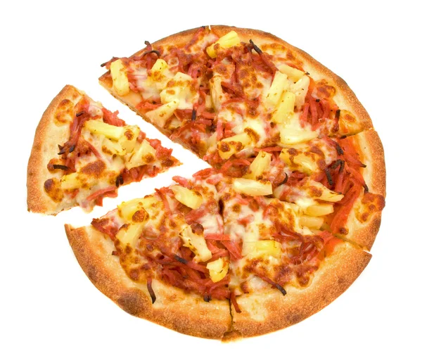 Гавайская пицца — стоковое фото