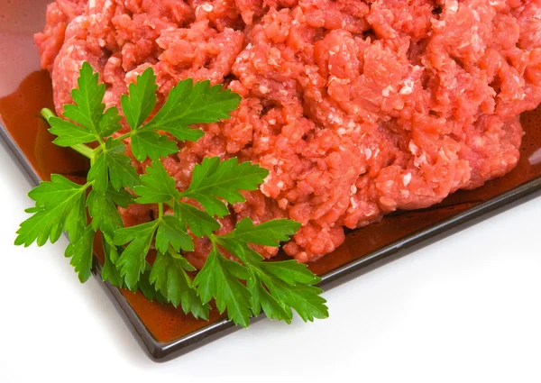 Mager gehakt biefstuk — Stockfoto