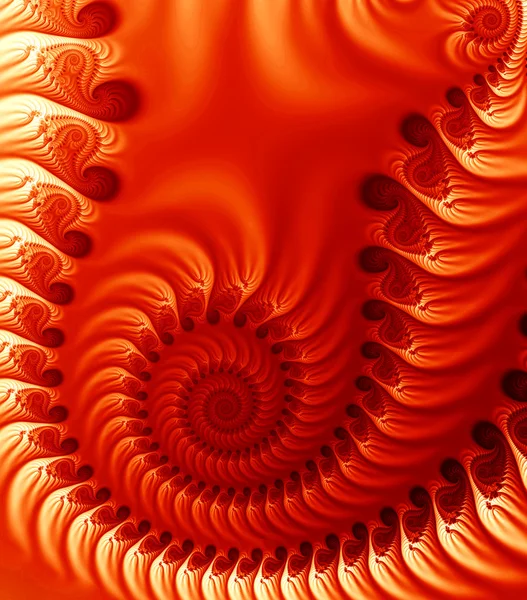 橙色漩涡 — 图库照片