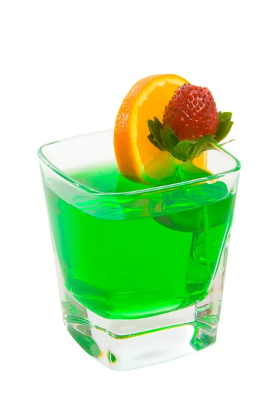 多彩绿色混合饮料 — 图库照片