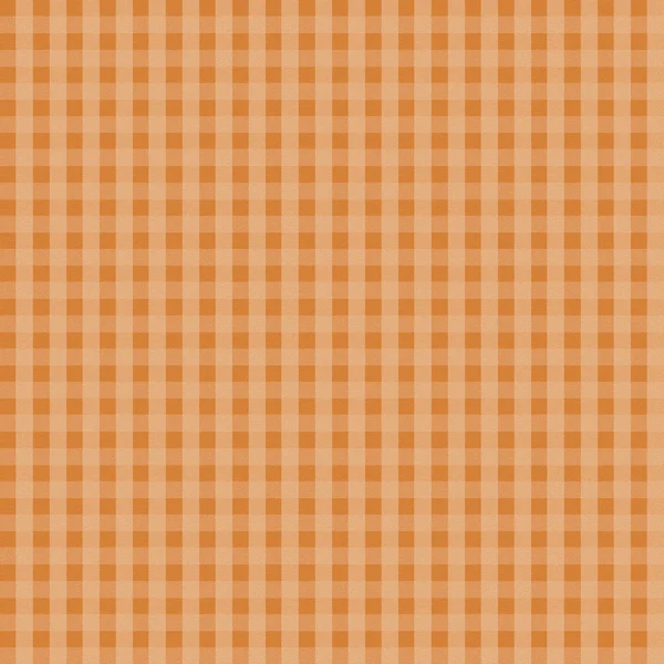 Orangefarbener gingham nahtloser Hintergrund — Stockfoto