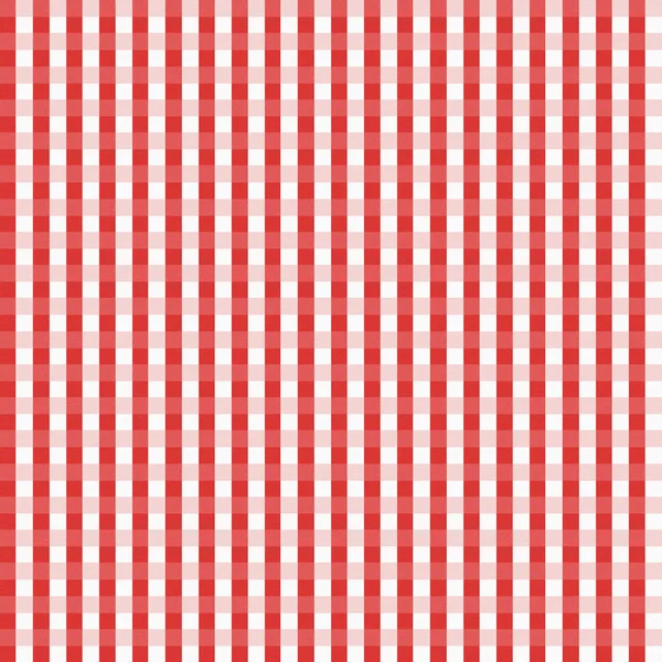 Bezešvé pozadí červené gingham — Stock fotografie