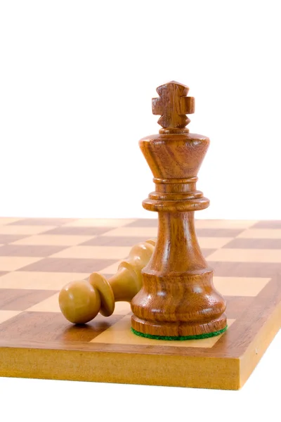 King and pawn — Stock Photo, Image