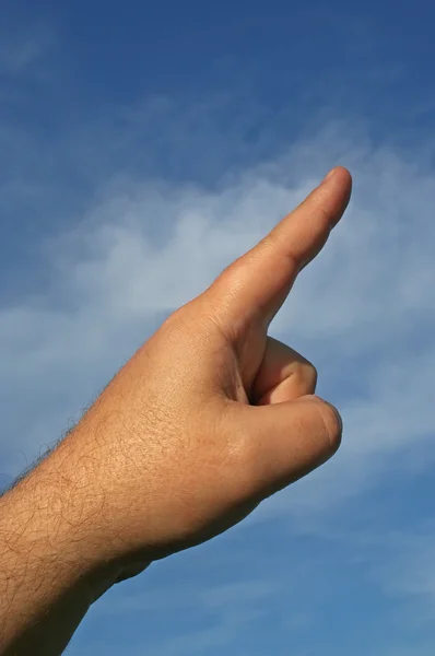 stock image Pointing Hand Gesture