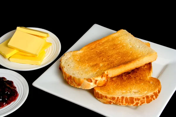 Toast and Jam — Stock Photo, Image