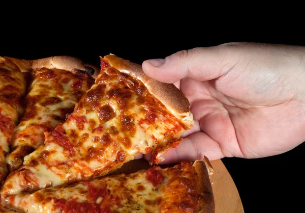 Egész margharita pizza — Stock Fotó