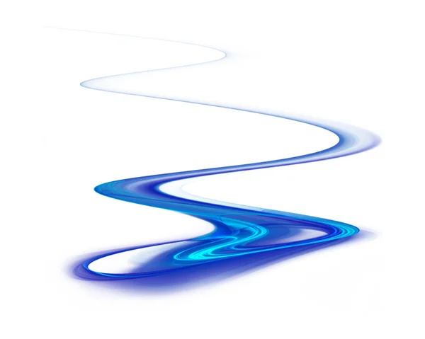 Azul abstracto que fluye — Foto de Stock