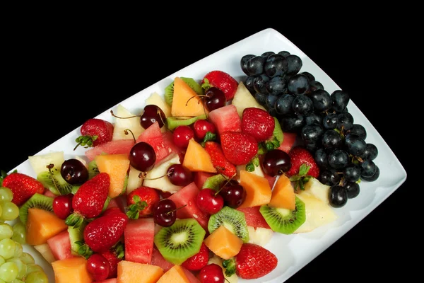 Tabuleiro de frutas frescas — Fotografia de Stock