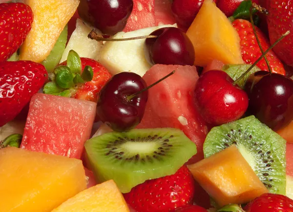 Friss gyümölcstál bekészítés신선한 과일 플래터 스톡 사진