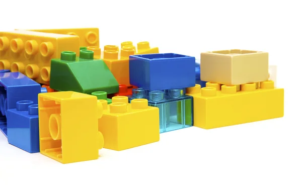 Bloki z tworzyw sztucznych — Zdjęcie stockowe