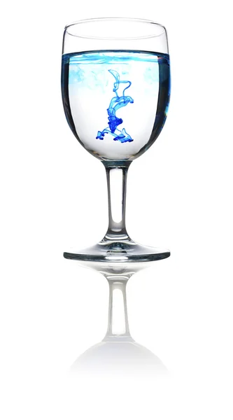 stock image Ink in a glass