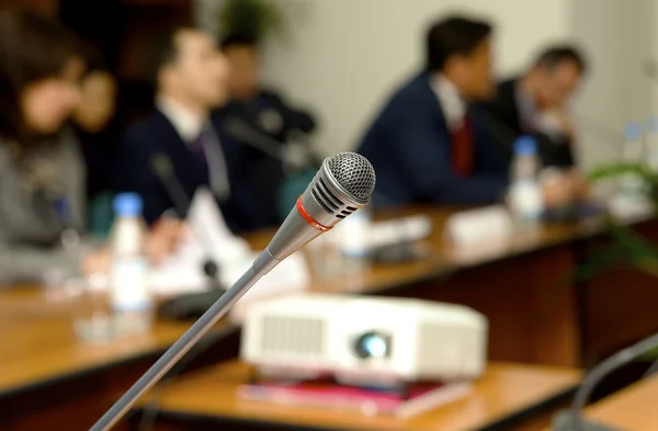 Microphone for the speaker — Stock Photo, Image