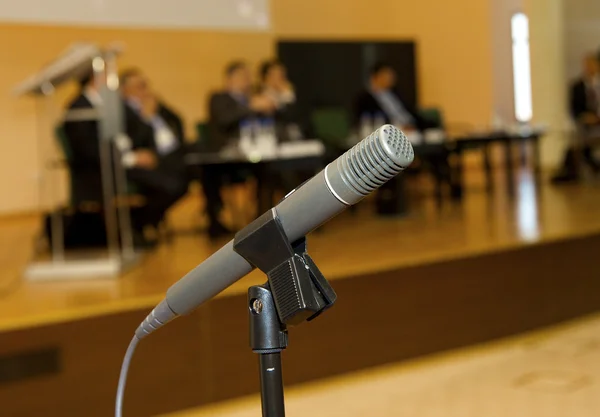 stock image Microphone for the speaker