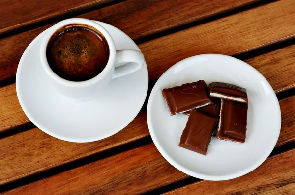 stock image Coffee and chocolate