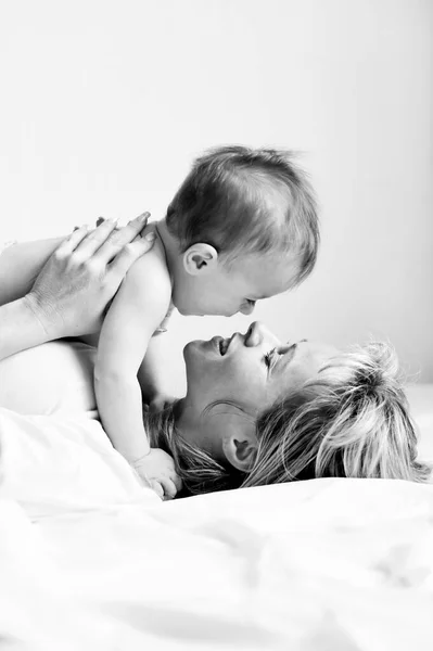 Boy and mother — Stock Photo, Image