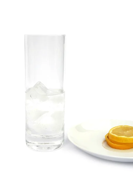 Agua y limón — Foto de Stock