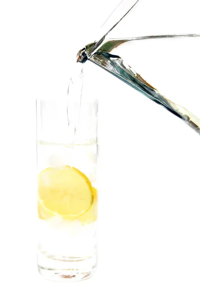 Su ve limon 2 — Stok fotoğraf