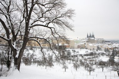 Kışın Prag Kalesi