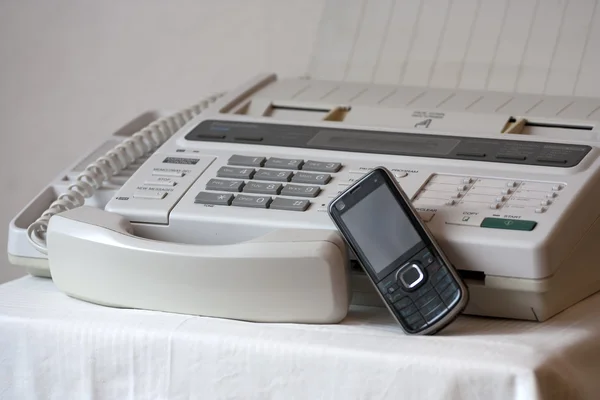 Starý a nový telefon — Stock fotografie