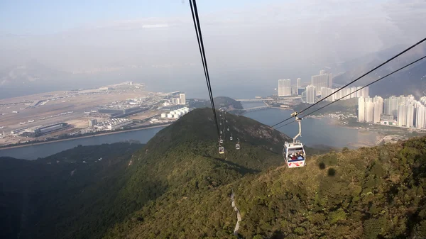 Cableway in Lantau, Hong Kong — Stock Photo, Image