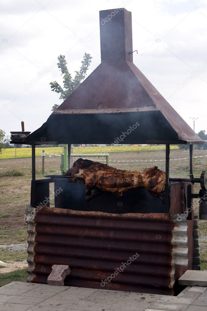 Piglet barbecue