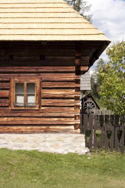 Old Slovak village clipart